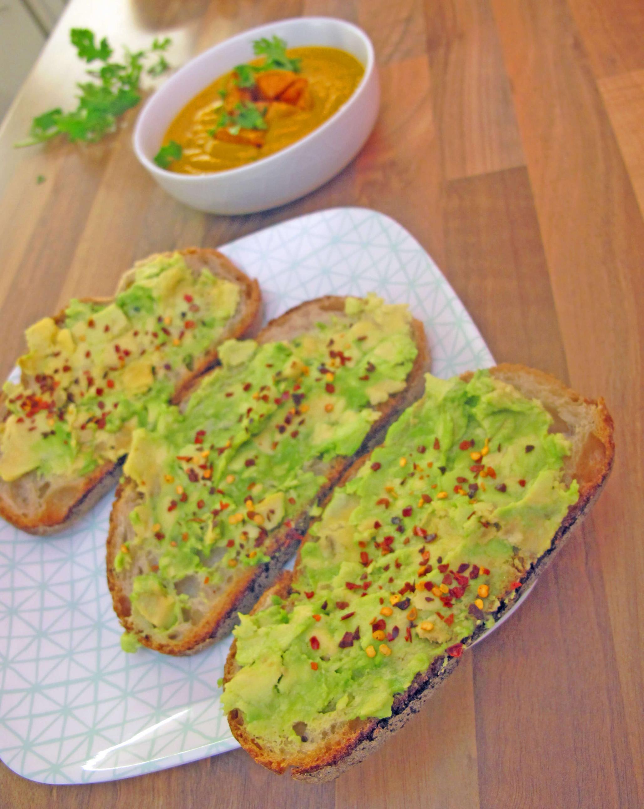 sourdough and avocado